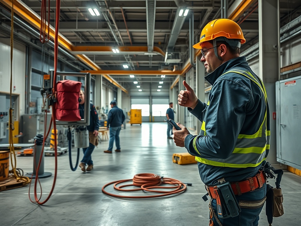 Working at height indoors: lifts, anchors, and rescue planning
