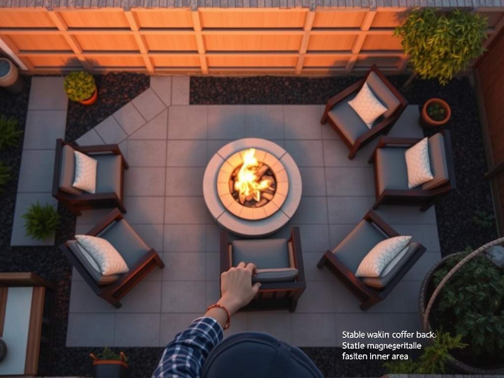 How to Build a Cozy Fire Pit Seating Zone